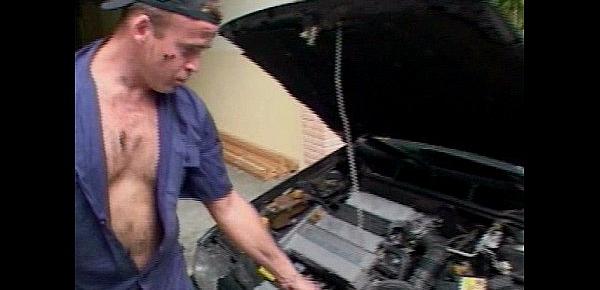  Mechanic getting involved in threesome